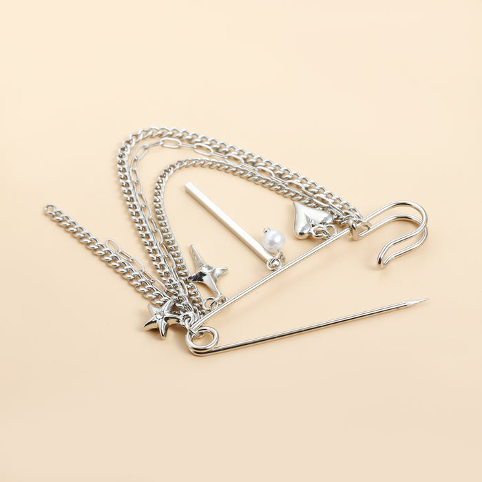 Wholesale cross love element small incense brooch