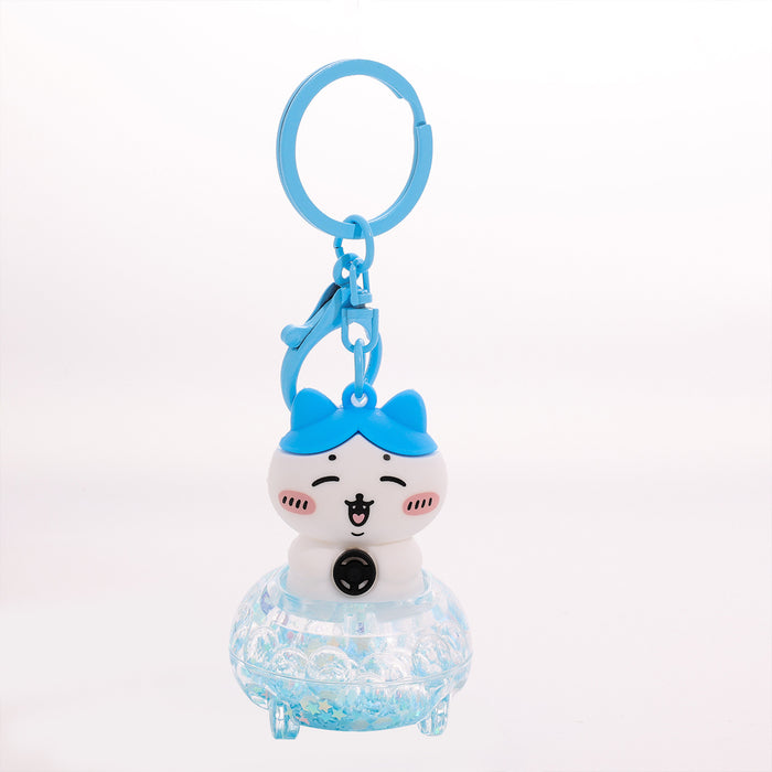 Wholesale PVC Cartoon Quicksand Bottle Doll Keychain JDC-KC-MengXu006