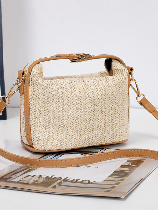 Wholesale Straw woven small bag can be used as a handbag shoulder bag or crossbody bag