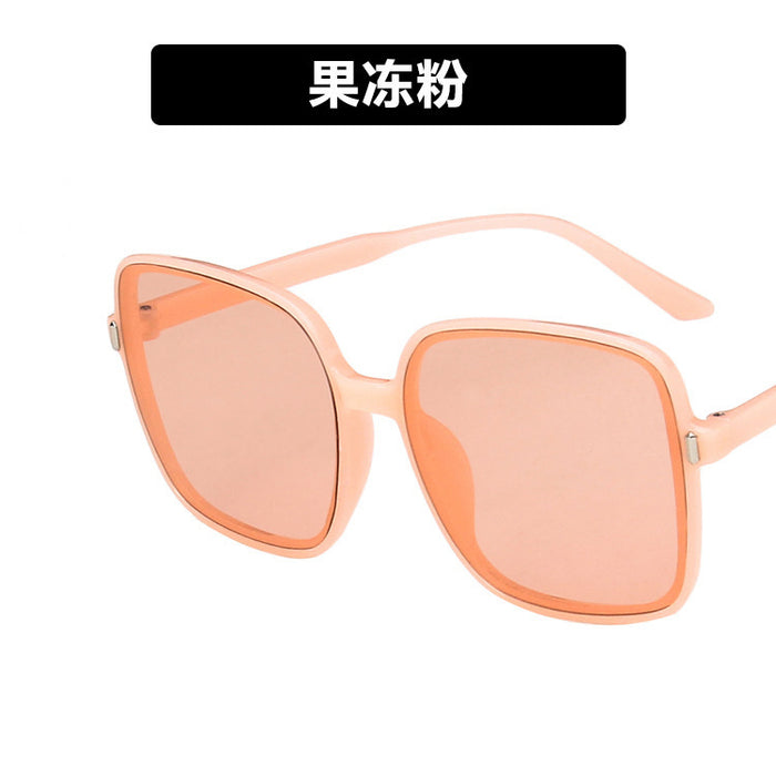 Wholesale New Gradient Sunglasses Large Frame Square Rice Nail Street Photography UV Sunshade Glasses Versatile