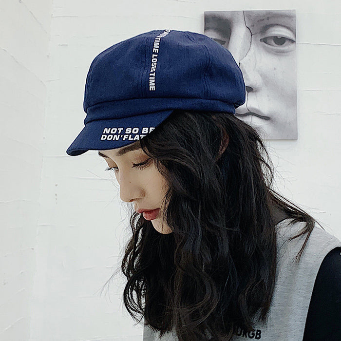 Wholesale Hat Beret Versatile Fashion Octagonal Hat Literary Newspaper Children's Hat Casual Painter Hat