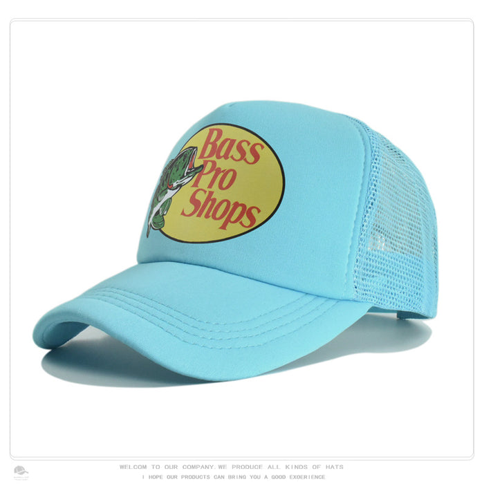Wholesale Printed baseball cap summer net cap outdoor sunscreen sunshade driver cap