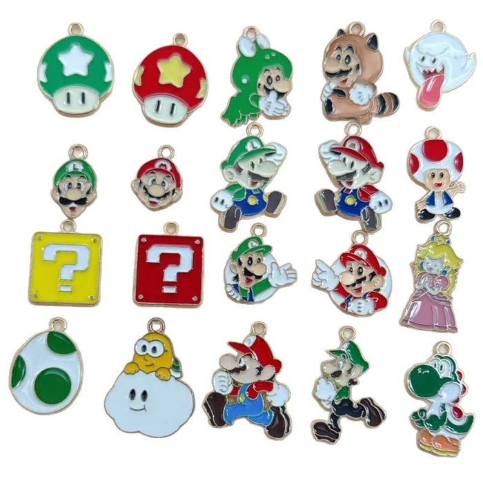 Wholesale 10pcs DIY Alloy Oil Drip Packaging Jewelry Bracelets,  Earrings,  Necklaces,  Hair Accessories,  and Pendants