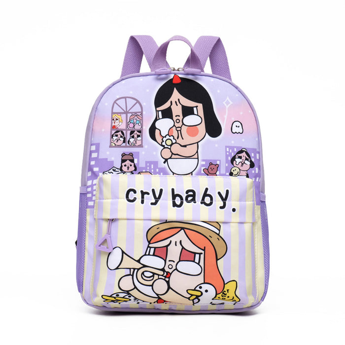 Wholesale Backpack Children' s Cry Baby Ultra Light Large Capacity Backpack Kindergarten Cute Schoolbag