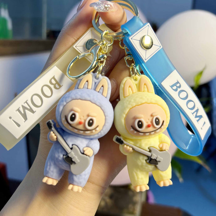 Wholesale Cute cartoon car keychain gift with keychain