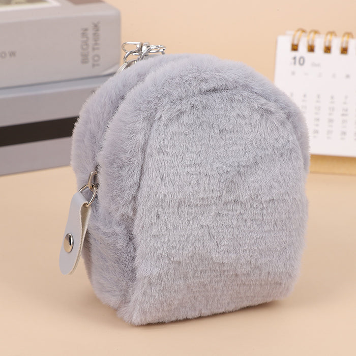 Wholesale Plush small change purse mini cartoon cute wallet