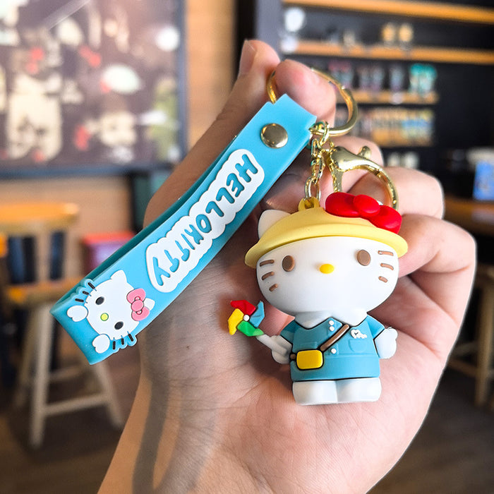 Wholesale Cat Plush Pendant Keychains