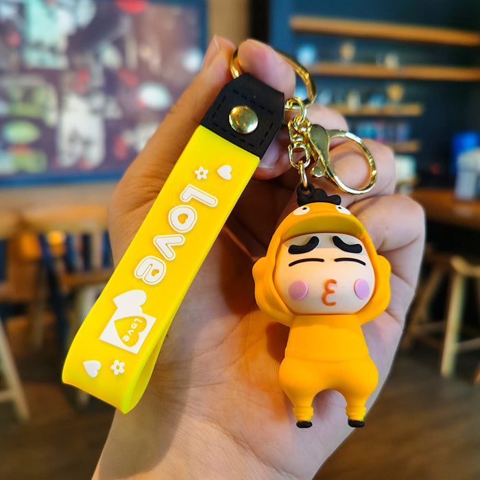 Wholesale Cartoon Doll Silicone Keychain JDC-KC-Tingm217