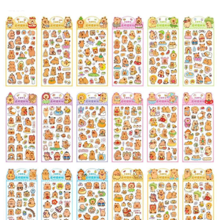 Wholesale Colorful and cute cartoon laser stickers