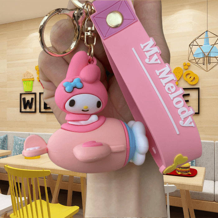 Wholesale Cartoon Doll Silicone Keychain JDC-KC-MingT063