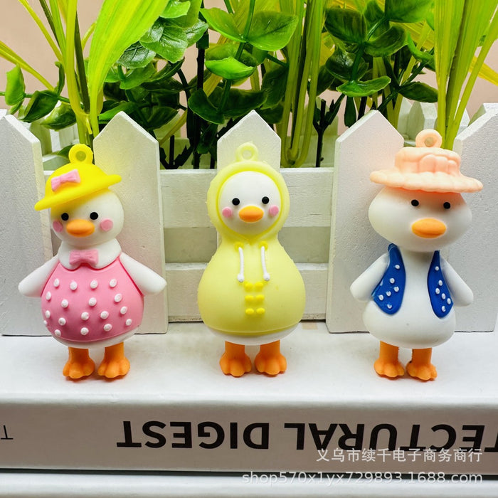 Wholesale Keychain Doll Accessories Bag Small Pendant Car Keychain DIY Soft Rubber