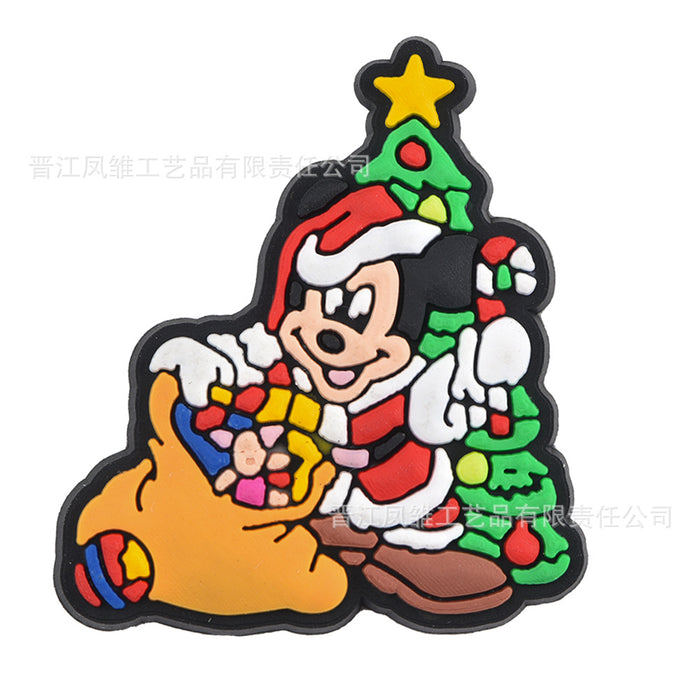 Wholesale 50pcs Christmas Shoes Charms  soft rubber shoes accessories decoration