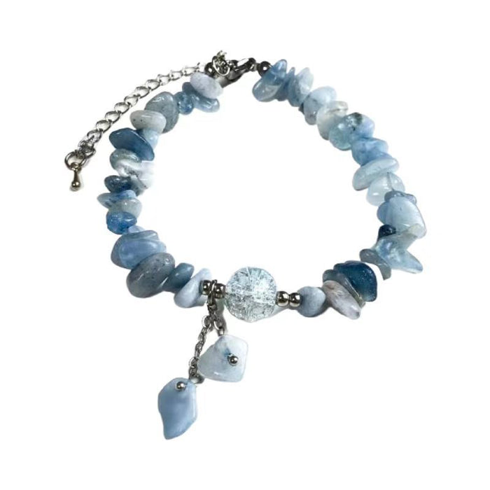 Wholesale Mori-style Gravel Beaded Bracelet for Women Ins Fresh Style Girlfriend Bracelet Niche All-match High-end Antique Bracelet for Summer