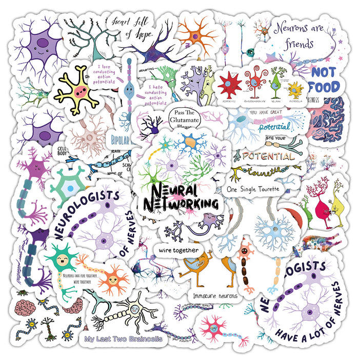 Wholesale Human Anatomy Stickers  Laboratory Neuron Graffiti Stickers