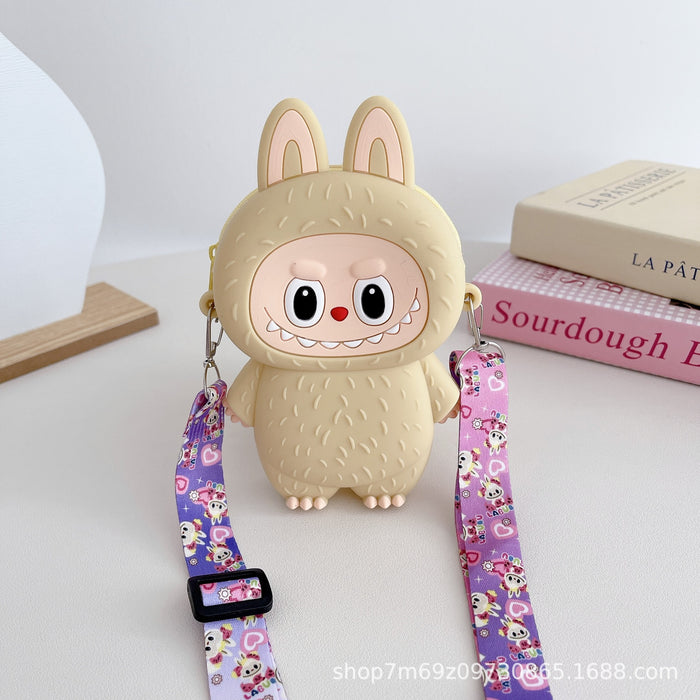 Wholesale Children's cartoon silicone small bag crossbody bag shoulder bag coin purse