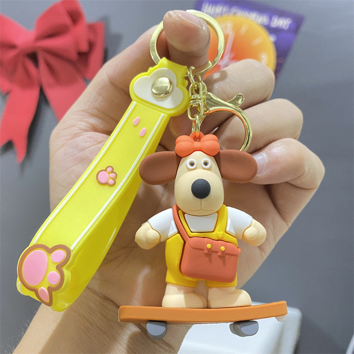 Wholesale PVC Cartoon Doll Keychain JDC-KC-WuYi021