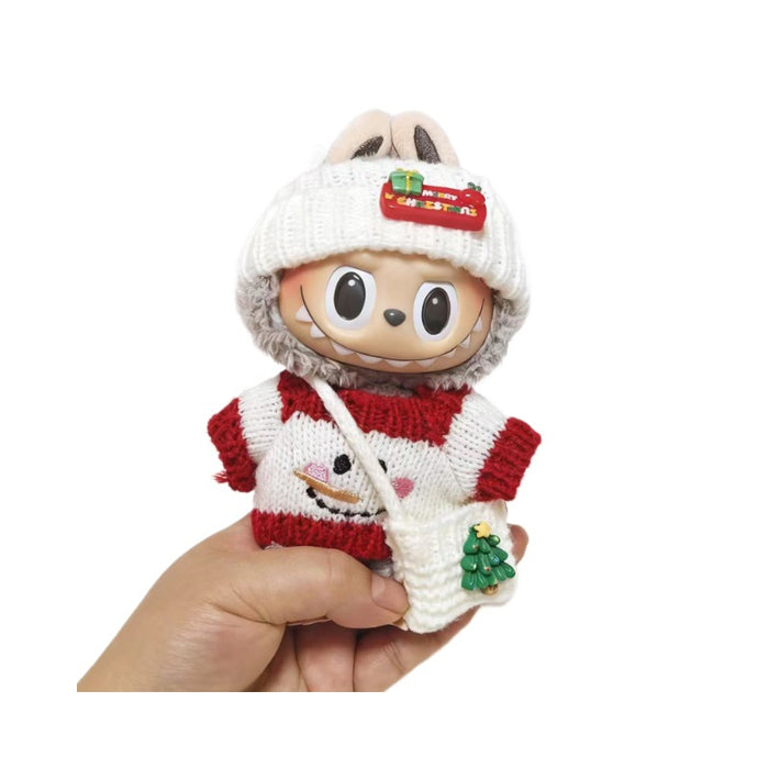 Wholesale Christmas PVC plush doll clothing keychain button sweater clothing accessories
