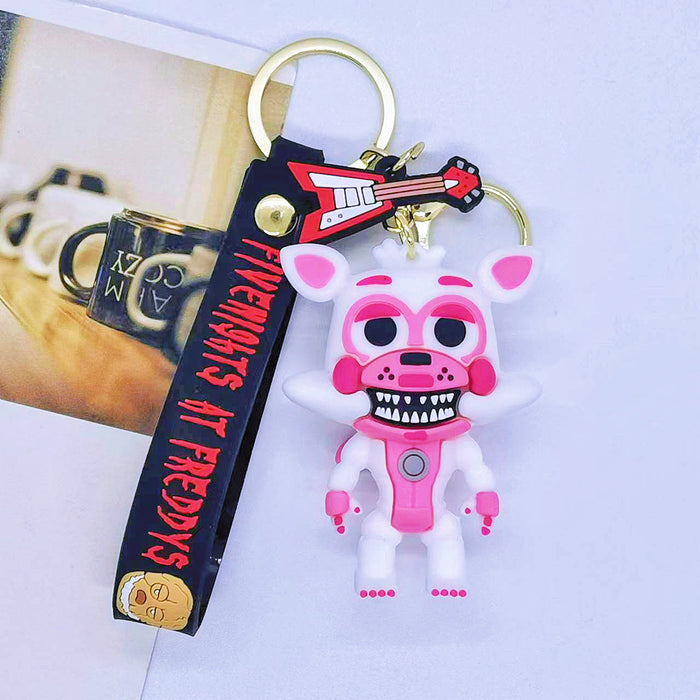 Wholesale cute moving object keychain