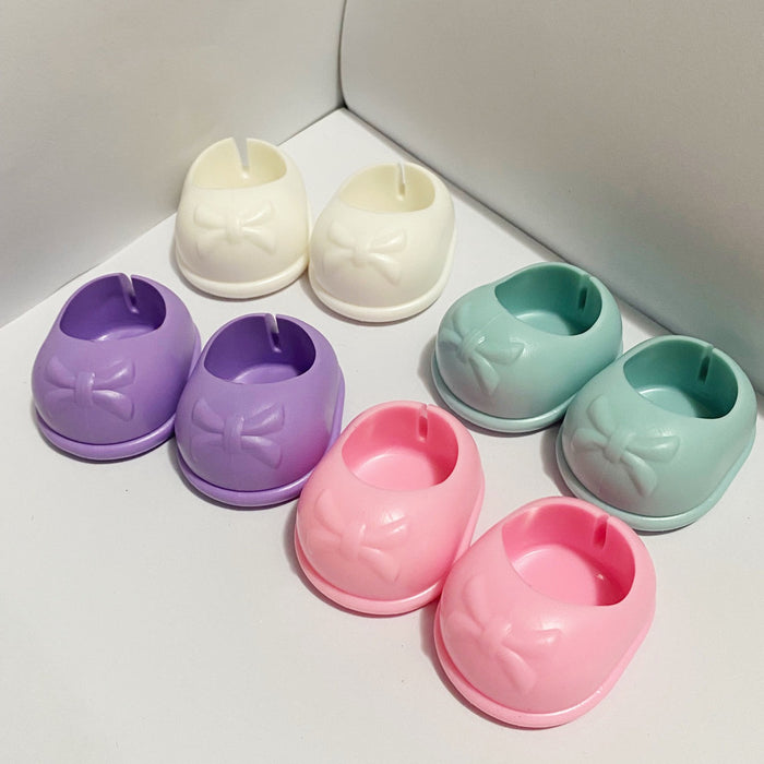 Wholesale Standing 20cm cotton doll plump body change shoes plush toy doll accessories