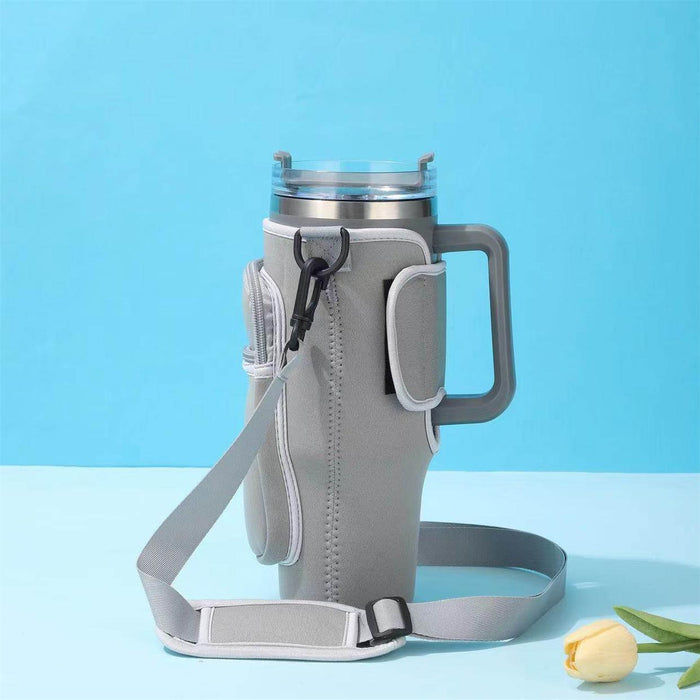 Wholesale Tumbler Capacity Footprint Handle Stainless Steel Large Capacity Ice Cup Car Cup  JDC-CUP-QN001