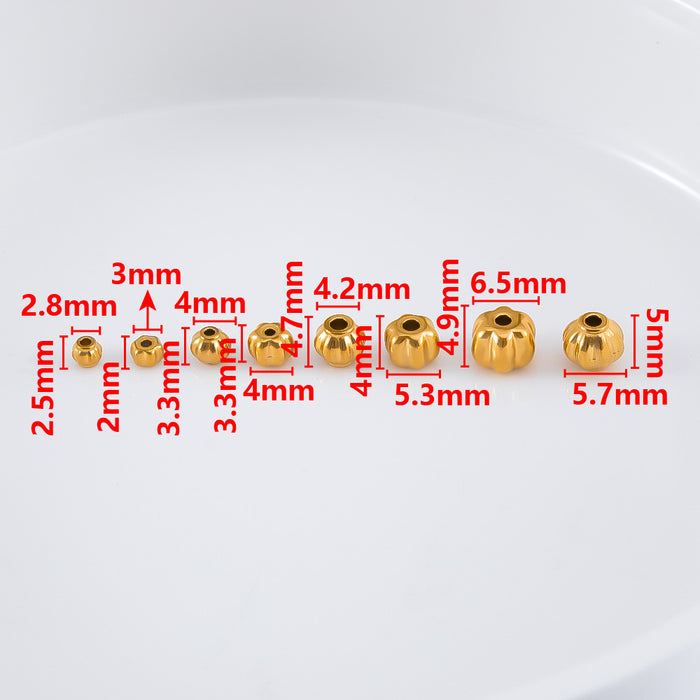 Wholesale Stainless steel hole bead lantern hole bead angular scattered bead separated bead handmade DIY bracelet bracelet bracelet bracelet bracelet