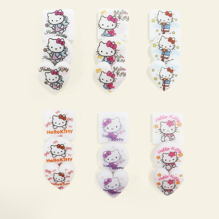 Wholesale of 3PCS/SET Silicone Printed Beads (S) JDC-BDS-JiaHS002