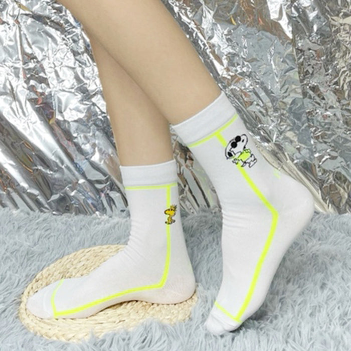 Wholesale New cotton socks breathable mid tube socks trendy socks cute cartoon socks