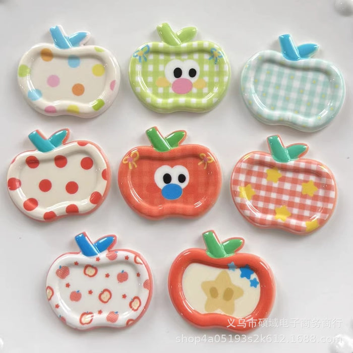 Wholesale Cute Candy Cream Polka Dot Plaid Apple Hairpin Ghost Girl Soft Cute Side Clip Hair Accessories Hairpin