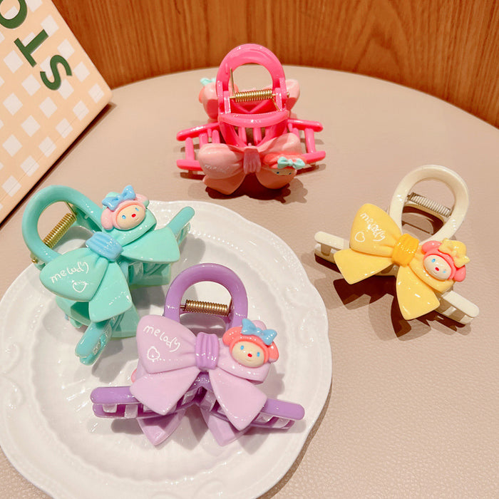 Wholesale Bow Children's Cartoon Plastic Gripper JDC-HC-Junwu004