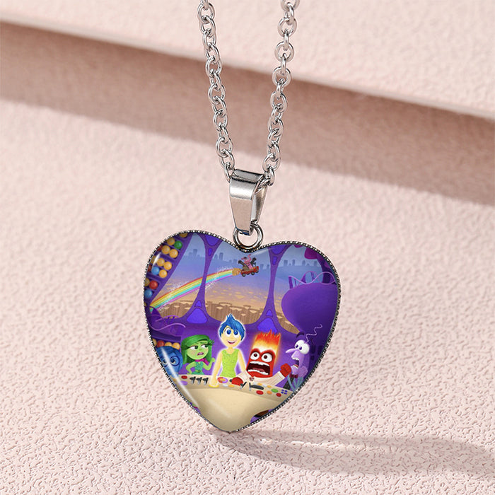 Wholesale Cartoon Alloy Children's Love Necklace JDC-NE-XiangL003