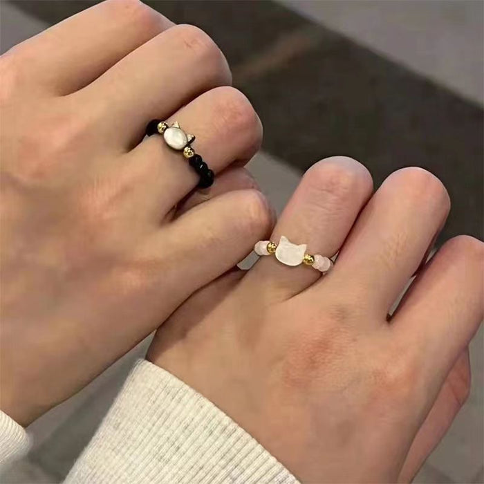 Wholesale Cat ring niche high-end beauty girl