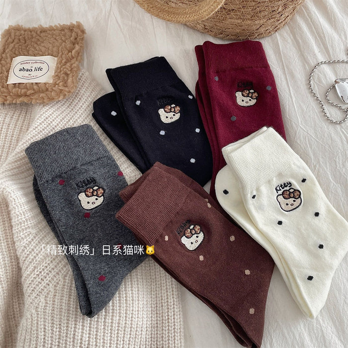 Wholesale Socks Children Anime Cartoon Women Middle Socks Cotton Socks