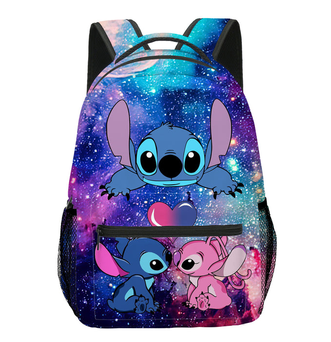 Wholesale Stitch Backpack Digital Full Print Student Schoolbag Cartoon Anime Backpack in Stock JDC-BP-Shangl004