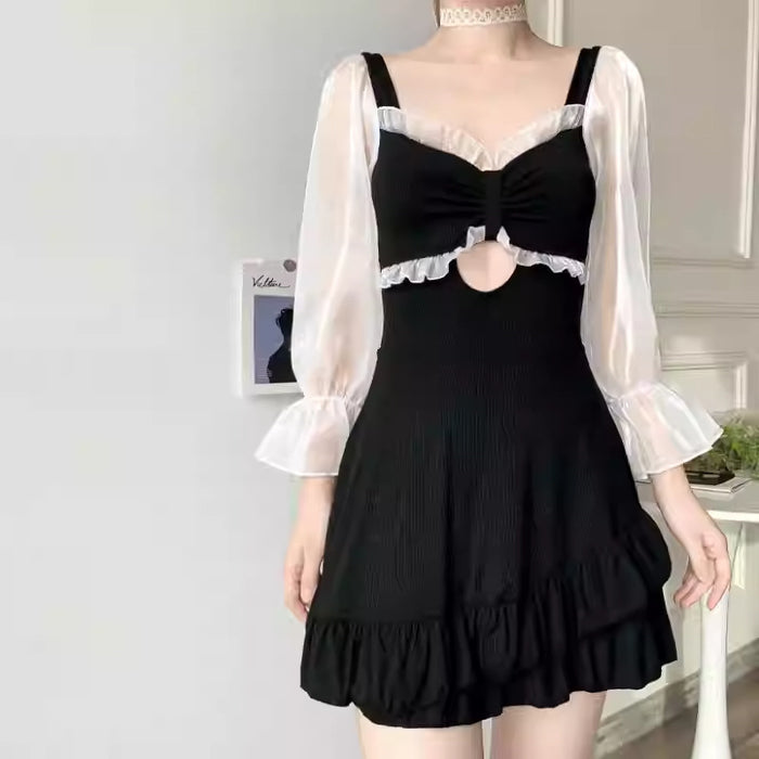 Wholesale Swimsuit one-piece conservative slimming long sleeved seaside