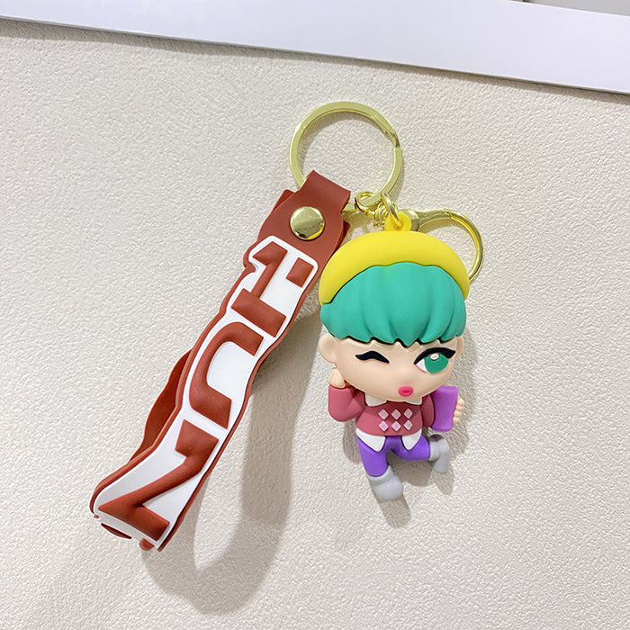 Wholesale KPOP anime-themed personalized character keychains