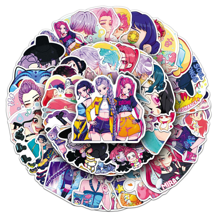 Wholesale 50pcs KPOP stickers animated movie waterproof decorative stickers