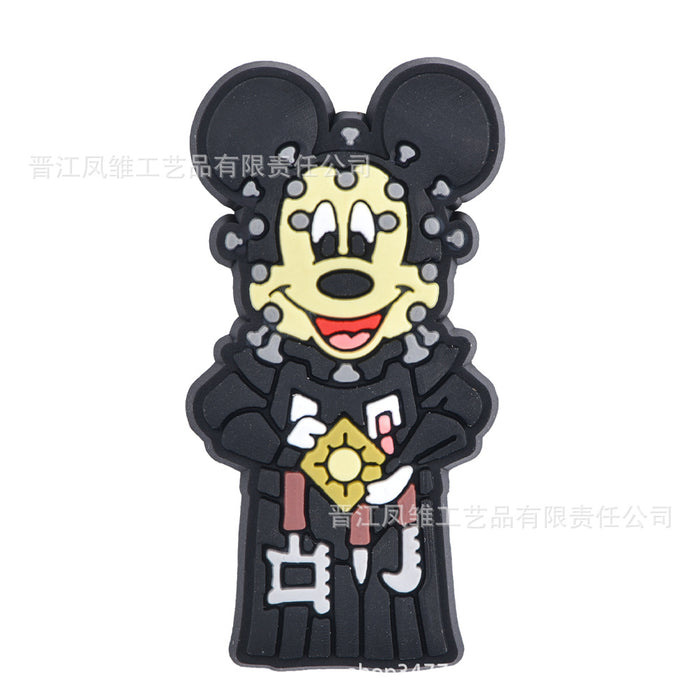 Wholesale 50pcs  Shoes Charms shoe buckle cartoon character decoration accessories