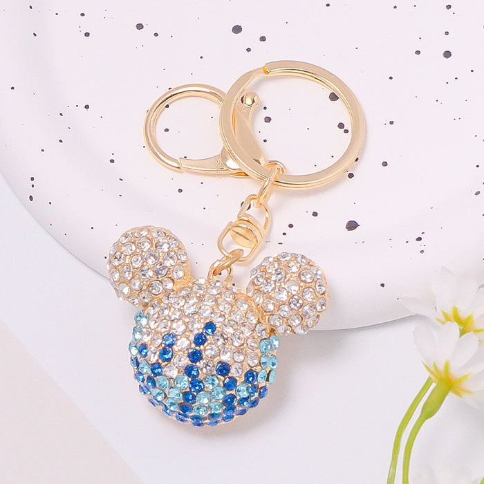 Wholesale Cartoon Rhinestone Metal Keychain