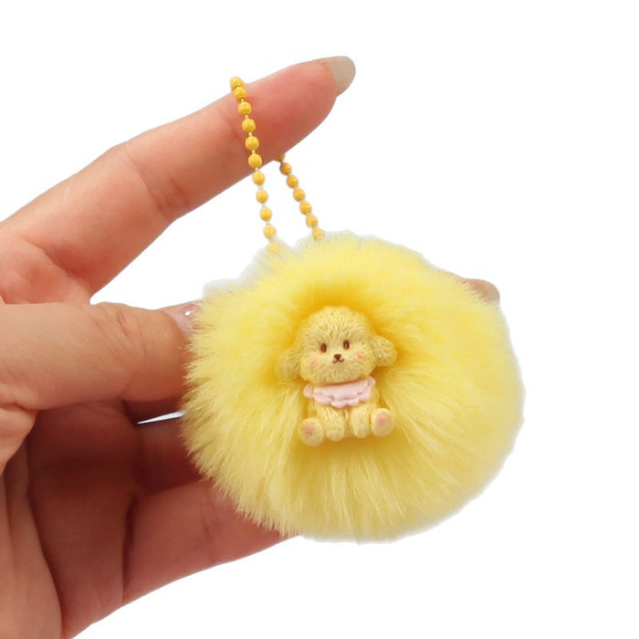 Wholesale Plush Pom Pom Keychain Fashion Accessory For Bags And Gifts