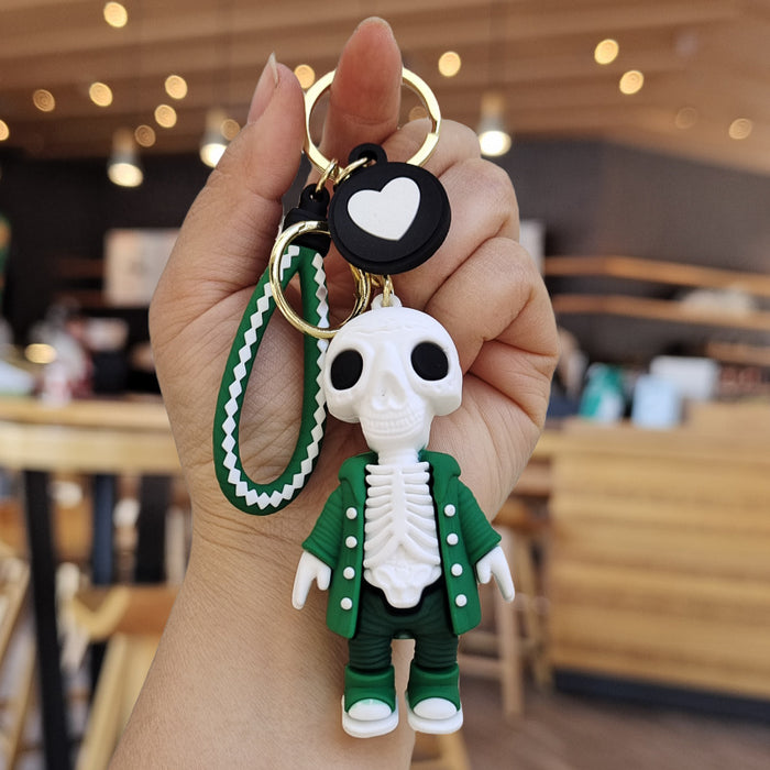 Wholesale Cartoon Silicone Doll Keychain JDC-KC-ZhuoRan030