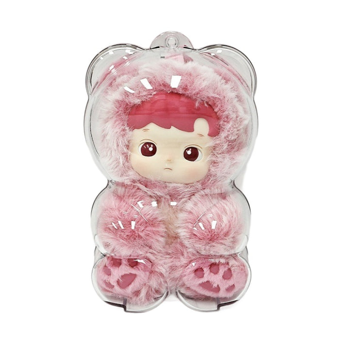 Wholesale Rubberized plush keychain dust-proof protective case