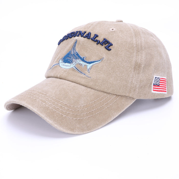 Wholesale Hat women's versatile retro baseball cap men's high-end feel foreign trade washed denim duckbill cap