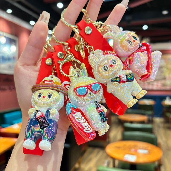 Wholesale Keychain doll little sheep keychain accessories student doll pendant