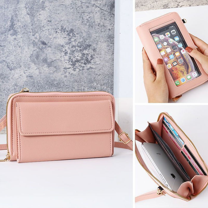 Wholesale PU Leather Horizontal Square Phone Bag for Women - Trendy Cute Daily MOQ≥3