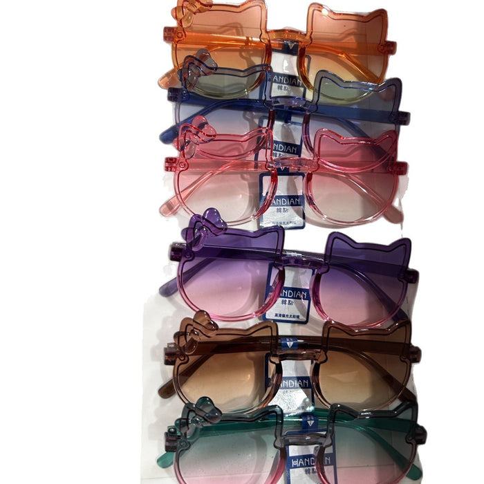 Wholesale Children's Baby Sunglasses Gradient Bear UV Sunshade Glasses Cartoon Sunglasses Glasses