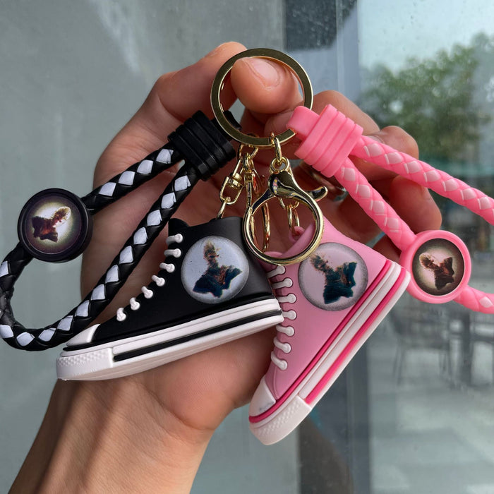 Wholesale Creative shoe keychain, car keychain, exquisite couple bag, pendant, hanging decoration, small gift wholesale