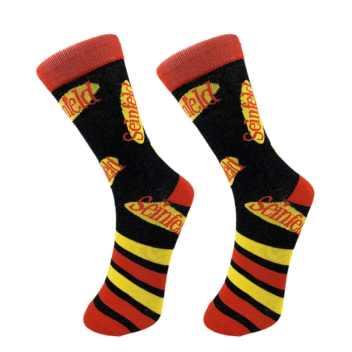 Wholesale Cotton Mid-tube Cartoon Letter Socks JDC-SK-YiYan066