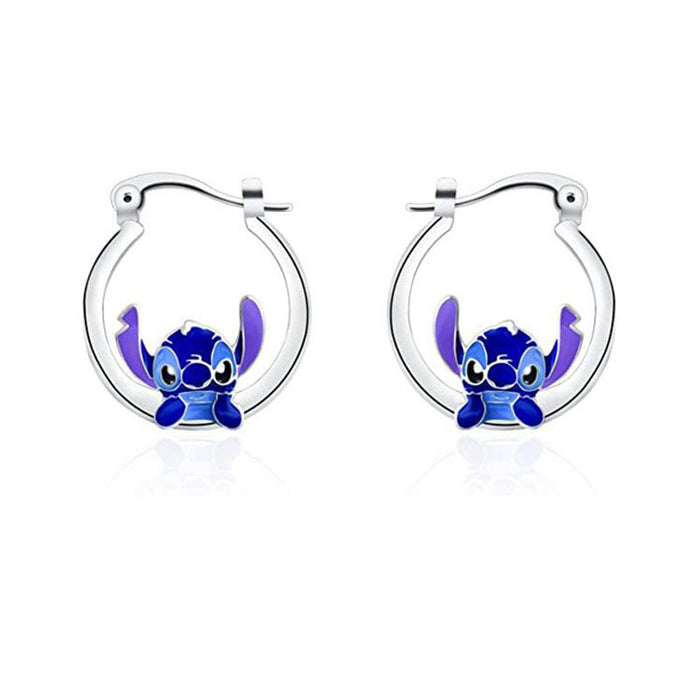 Wholesale Creative Anime Cartoon Oil Drop Earrings JDC-ES-jinmiao008