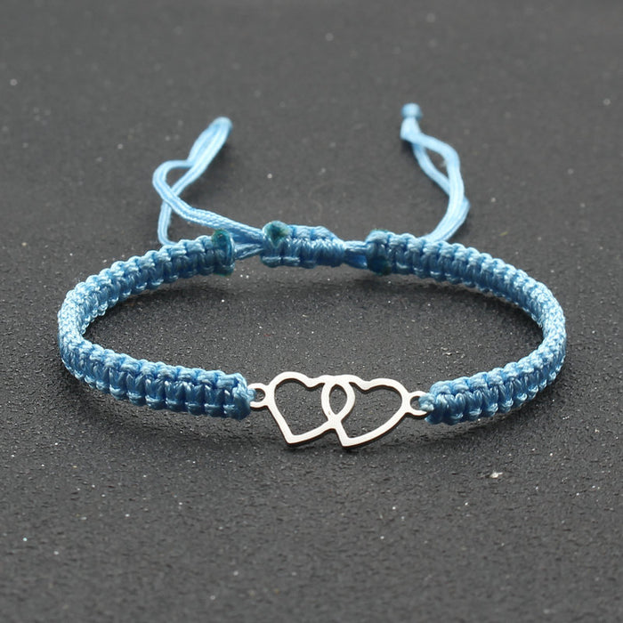 Wholesale Stainless Steel Bracelet Hand Woven Adjustable Red String Bracelet