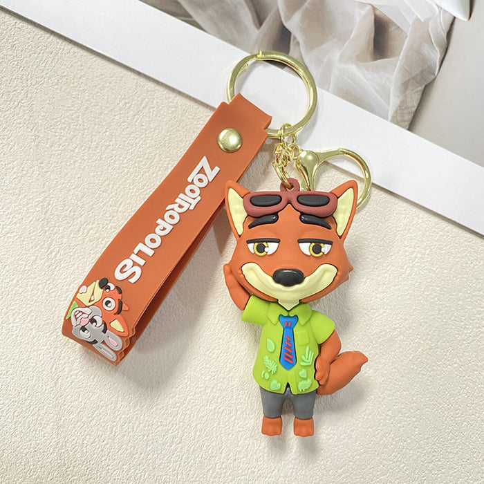 Wholesale Cartoon Keychain  Rabbit Fox Sloth Keychain